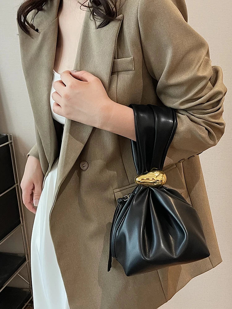 Personalized Soft Leather Clutch Bag