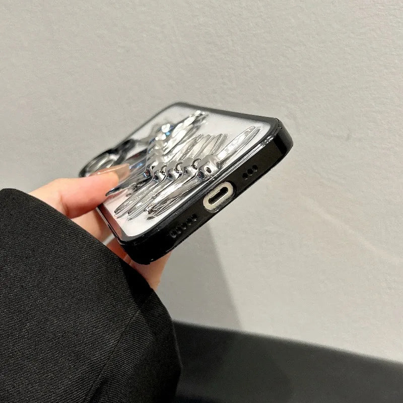 Reflective Bumper Case for iPhone 17 Pro Max | 17 Pro | 16 Pro Max | 16 Pro | 15 Pro Max | 15 Pro