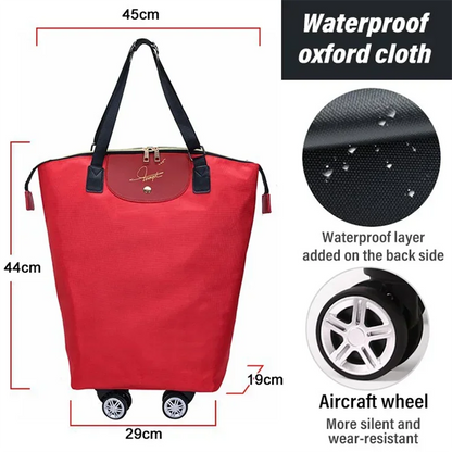 Foldable Rolling Shopping Cart