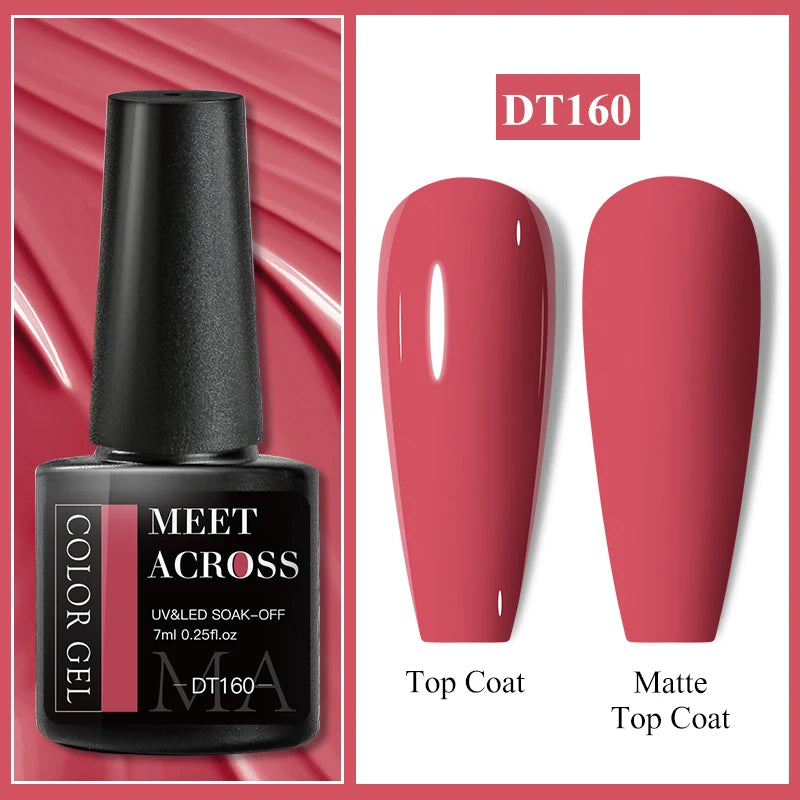 MEET ACROSS Matte Gel Polish