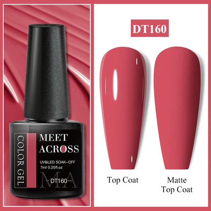 MEET ACROSS Matte Gel Polish