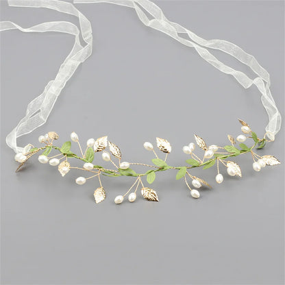 Pearl Ribbon Headband
