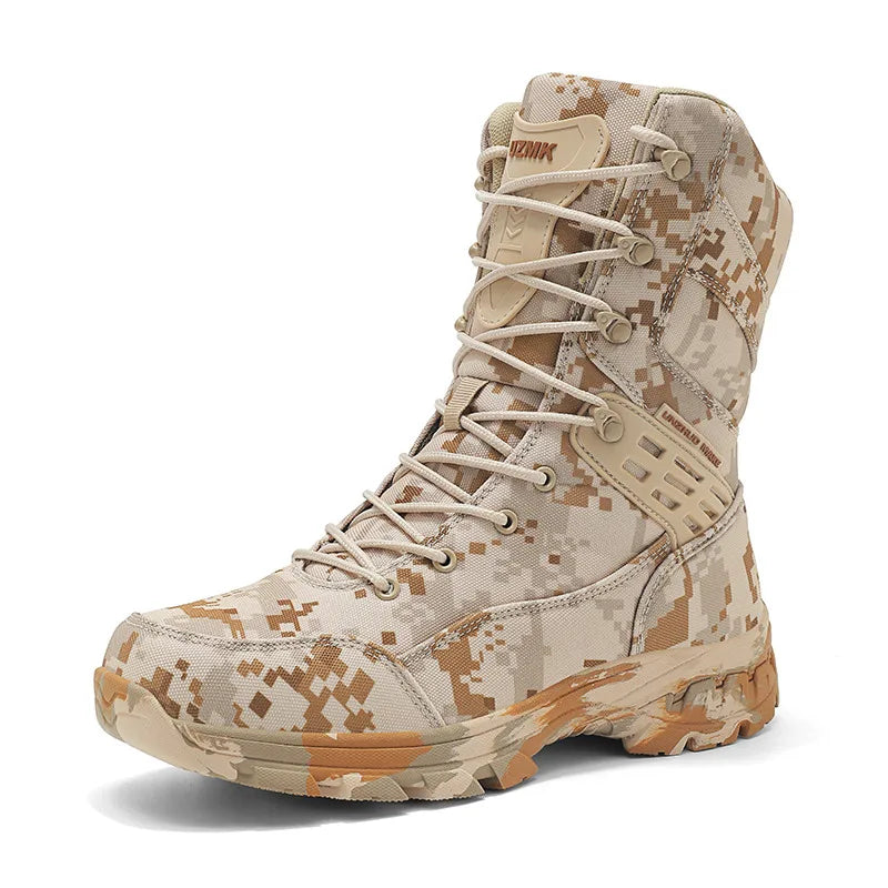 Camouflage Waterproof Trekking Boots