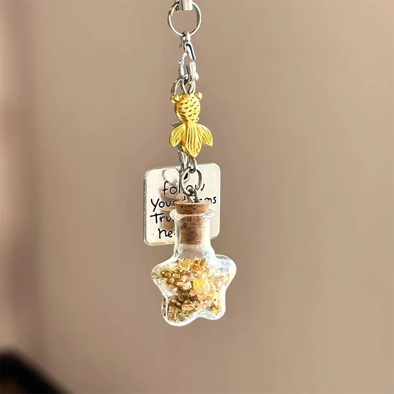 Cute Wind Chime Pendant Keyring