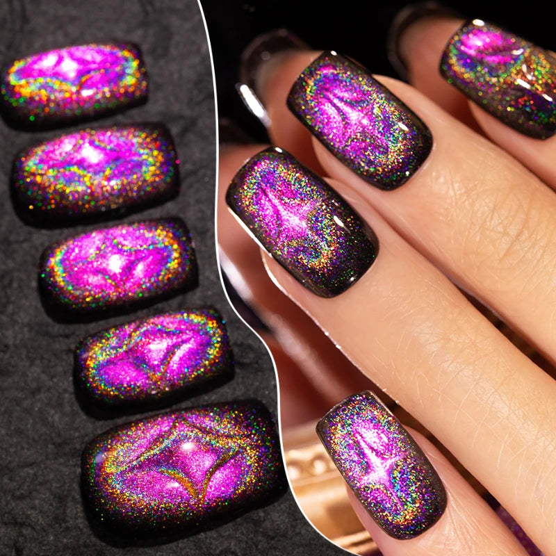 Pink Cat Eye Gel Polish