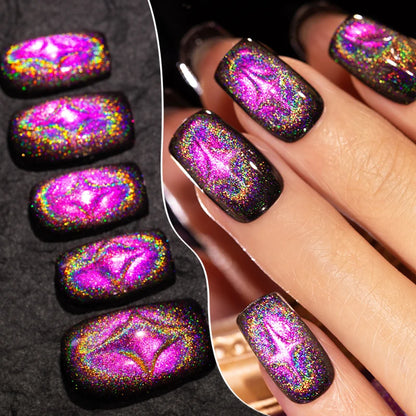 Pink Cat Eye Gel Polish