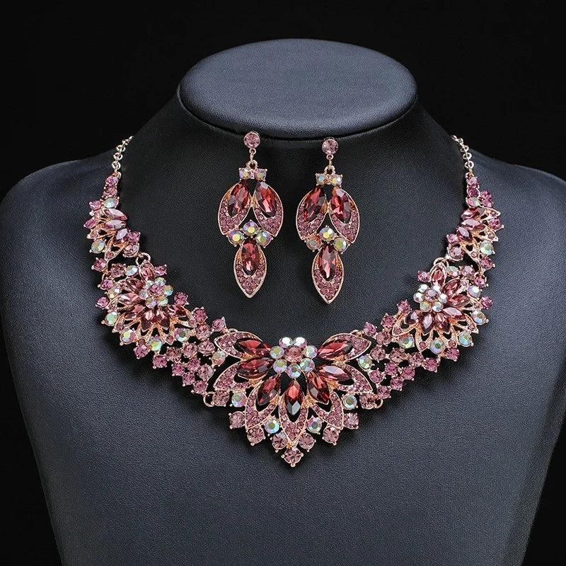 Flower Jewelry Set