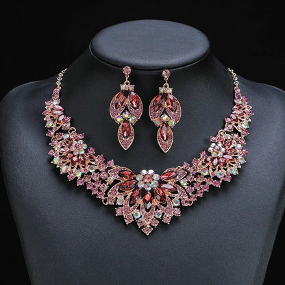 Flower Jewelry Set