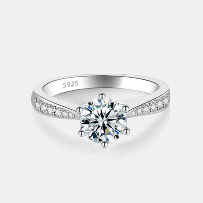 Geometric Moissanite Cocktail Ring