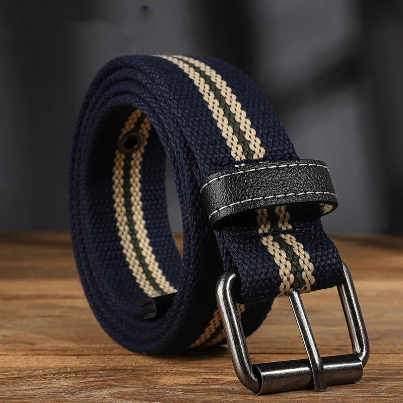 Extended canvas belt