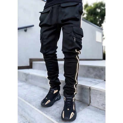 Workwear Elastic Multi Bag Reflective Trouser