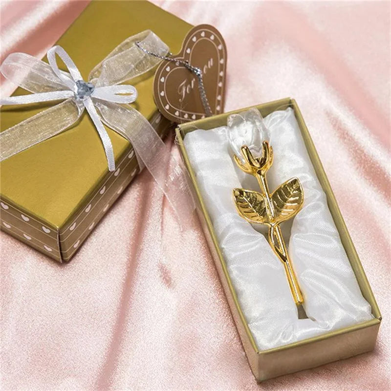 Elegant Crystal Rose