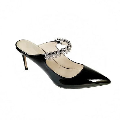 Pointed Toe Mule Heels