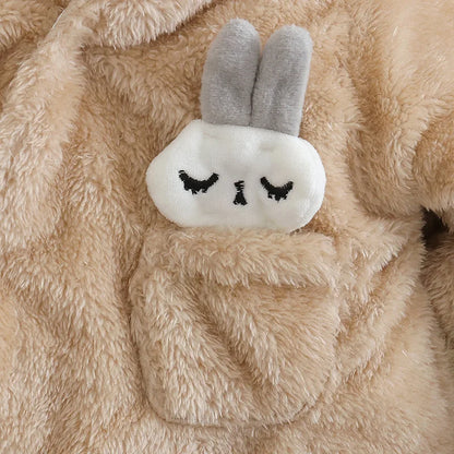 Cute Plush Baby Romper