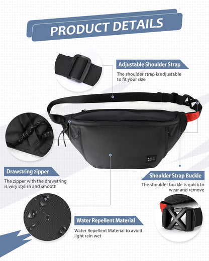 Anti-Theft Nylon Sling Daypack