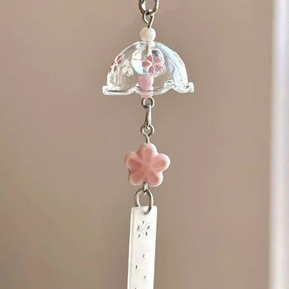 Cute Wind Chime Pendant Keyring