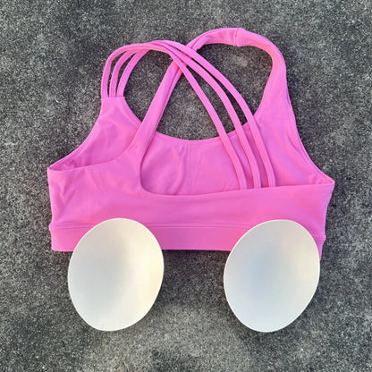 Solid Color Cross Back Fitness