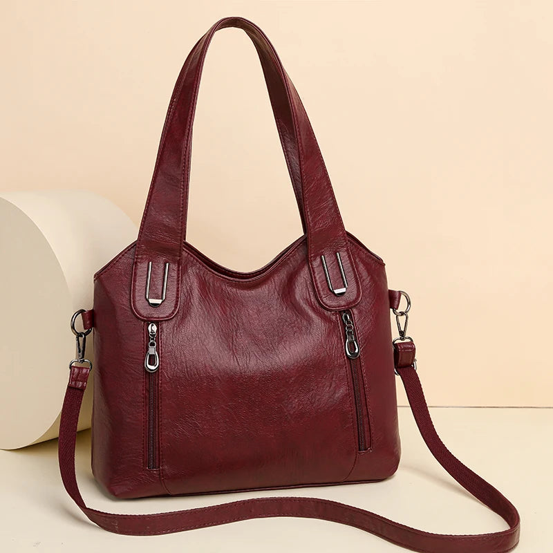 Retro Leather Shoulder Bag
