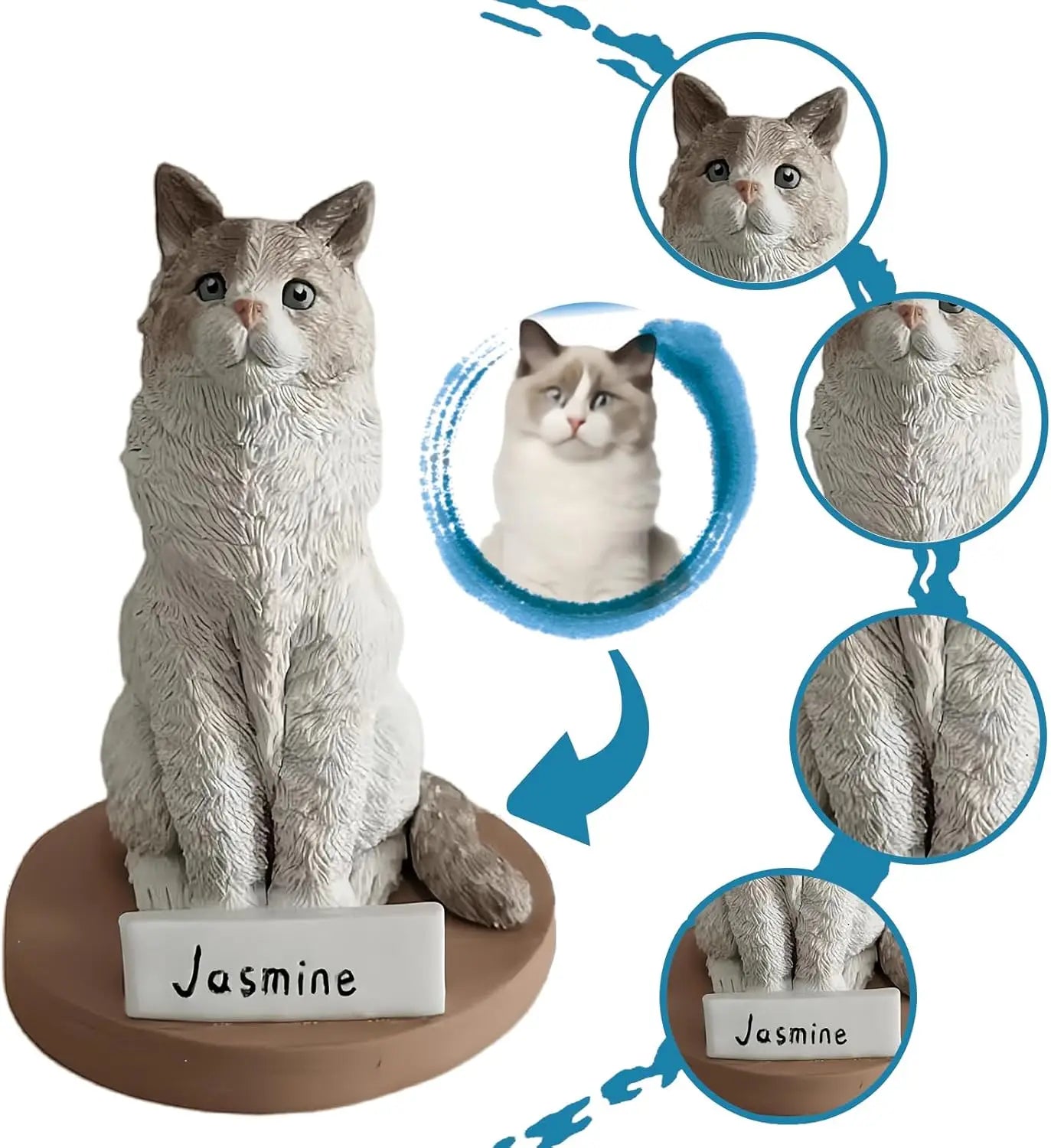 Custom Clay Pet Bobblehead