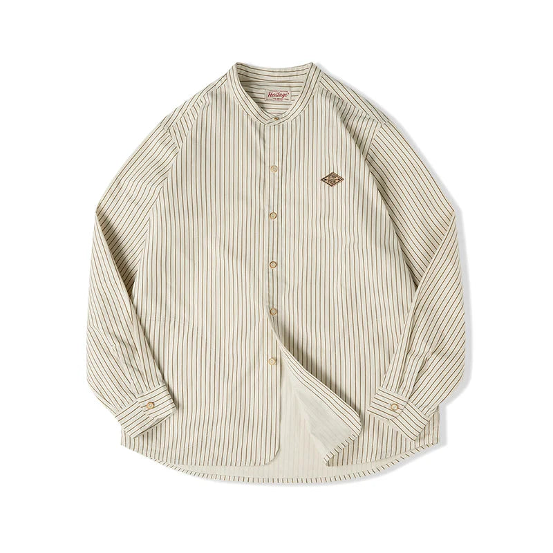 Striped Cotton Casual Shirt