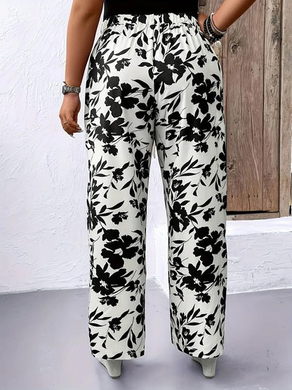 Oversized Woven Straight Pants