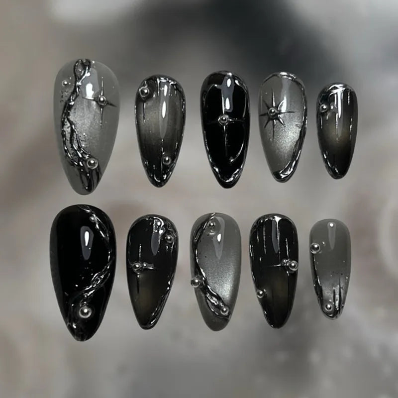 Y2K Cat Eye Press-On Nails