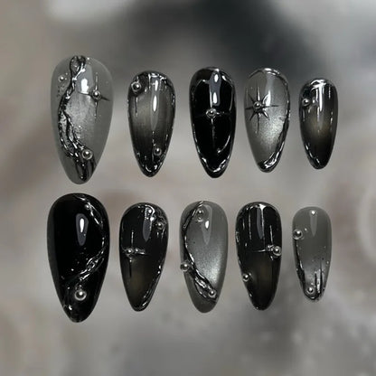 Y2K Cat Eye Press-On Nails
