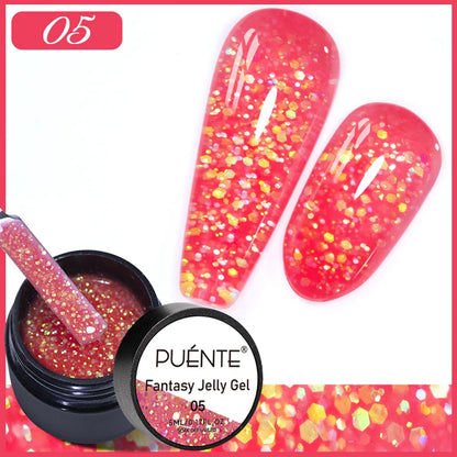 PUENTE Glitter Poly Nail Gel