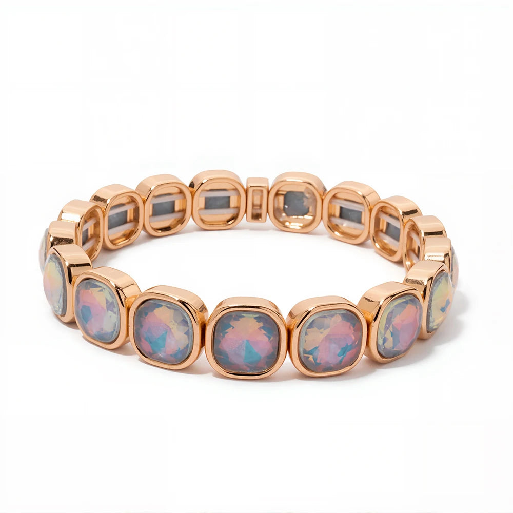 Colorful Rhinestone Beaded Bracelet