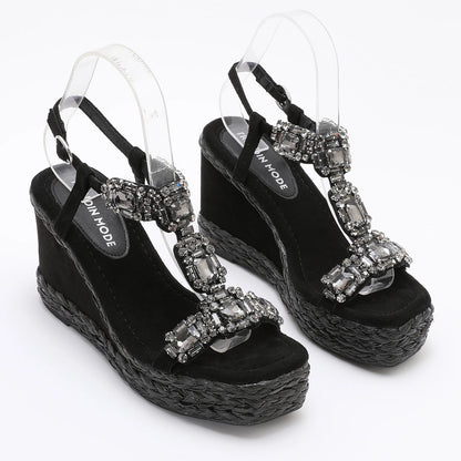 Crystal Flannel Wedges
