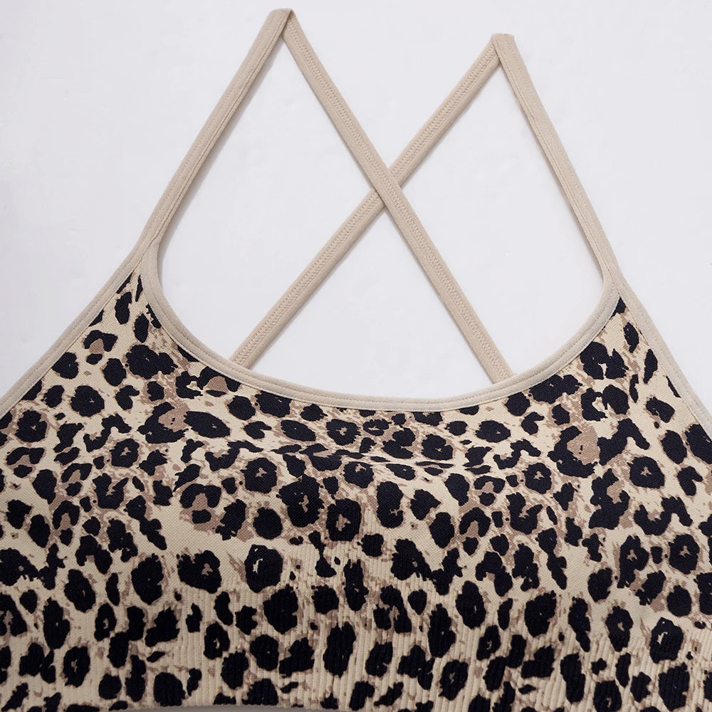 Seamless Workout Sets Strappy Sports