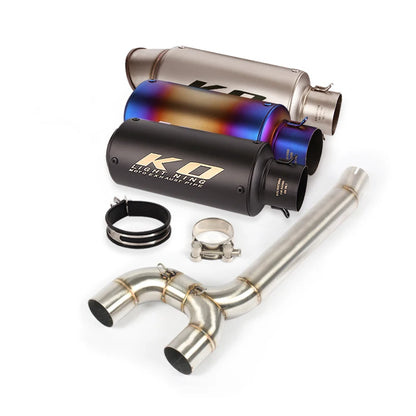 Yamaha FZ6/FZ6N/FZ6S Exhaust Mid-Pipe Pair with DB Killer