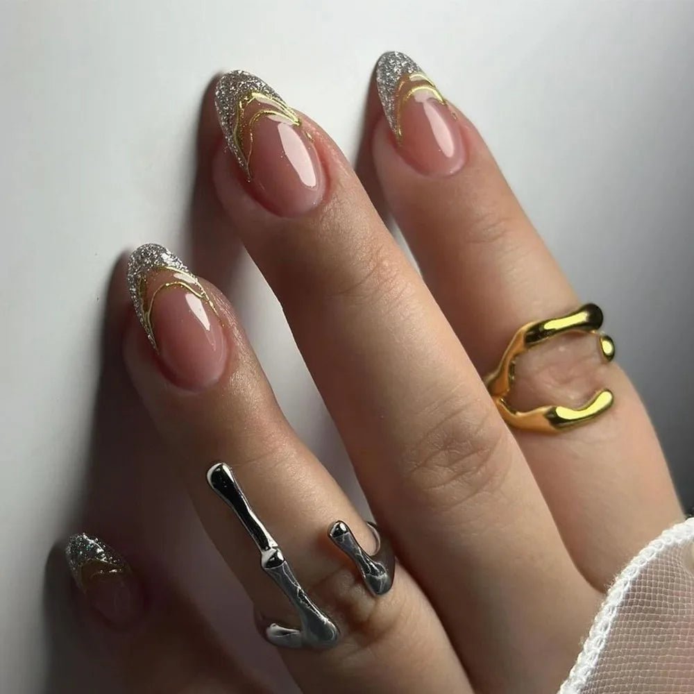 French Wave Press-On Nails