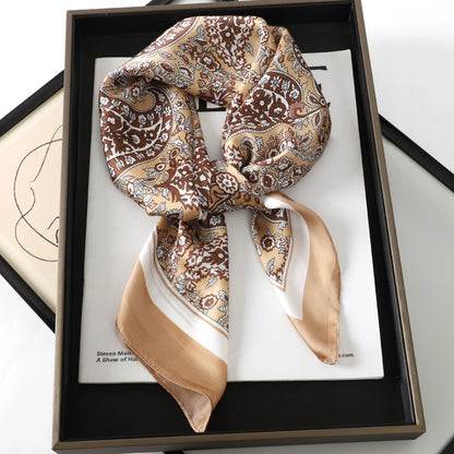 Scarf 70 70Cm Silk Square