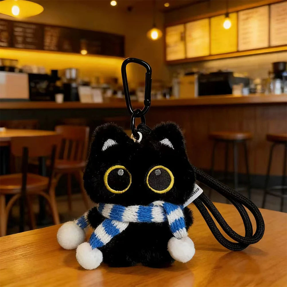 Kawaii Plush Black Cat Doll