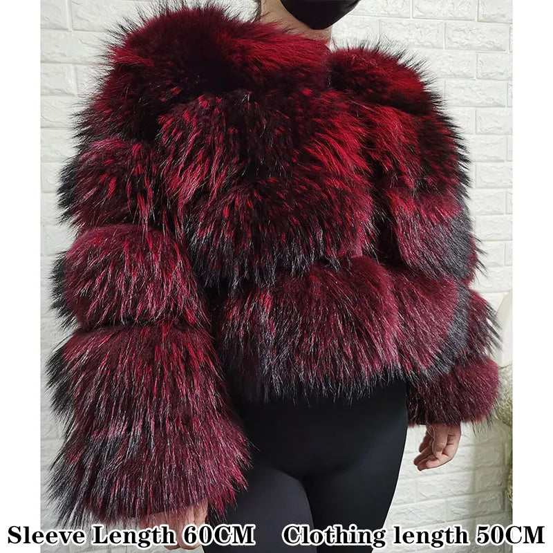 Raccoon Dog Fur Jacket