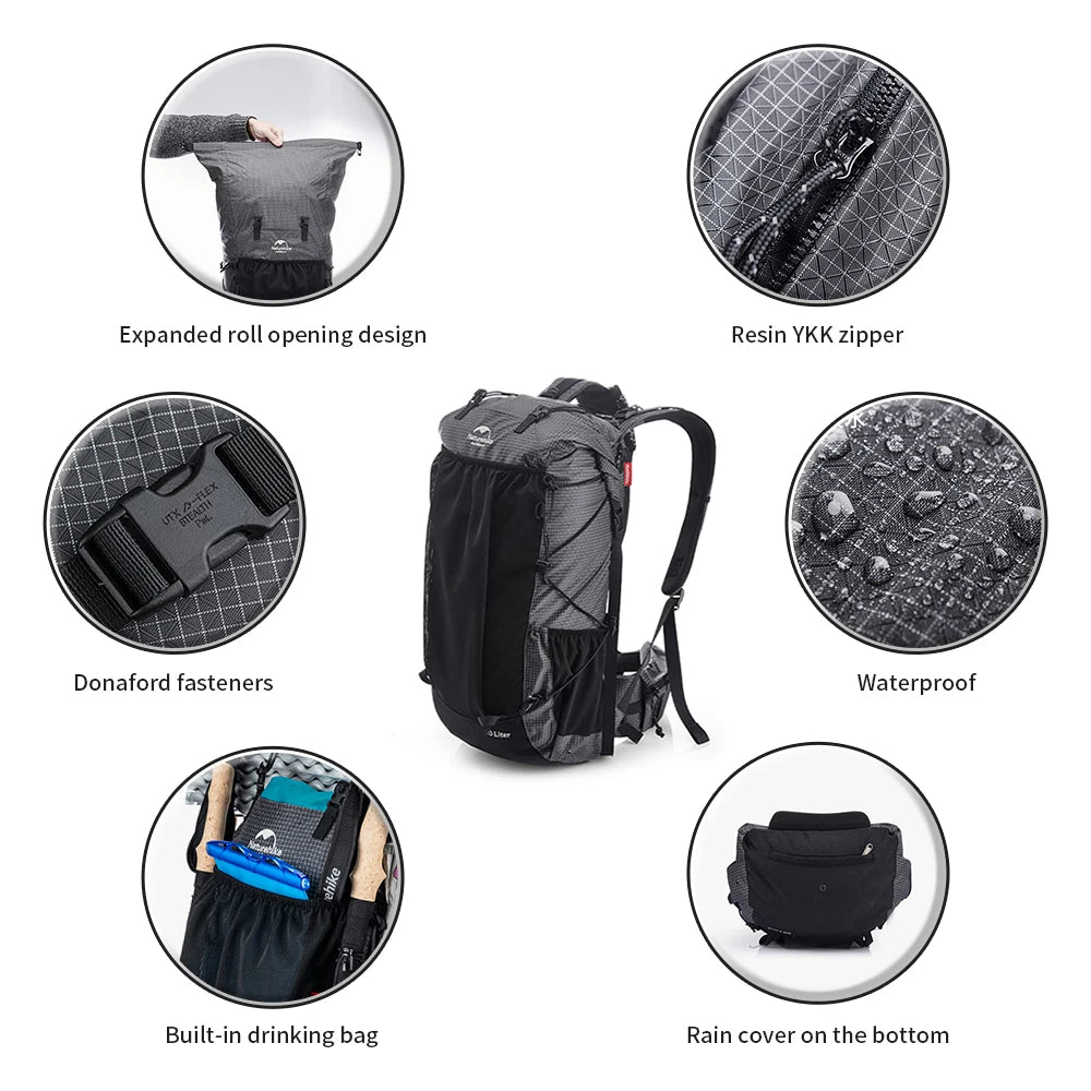 Ultralight Backpack with Rain Cover