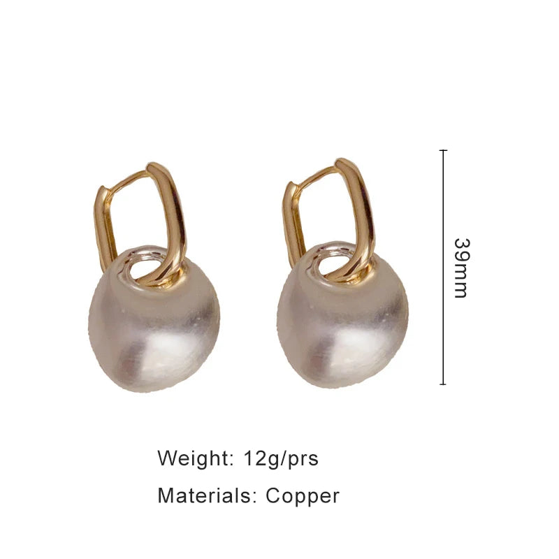 Two-Tone Copper Hoop Earrings