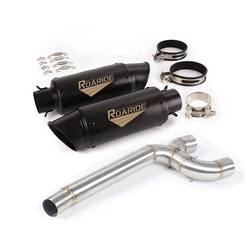 Yamaha FZ6/FZ6N/FZ6S 51mm Exhaust Middle Pipe Pair