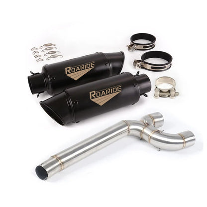 Yamaha FZ6/FZ6N/FZ6S 51mm Exhaust Middle Pipe Pair