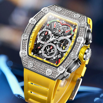 Multifunctional Barrel Quartz Watch