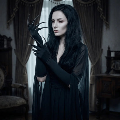Black Witch Claw Nail Gloves