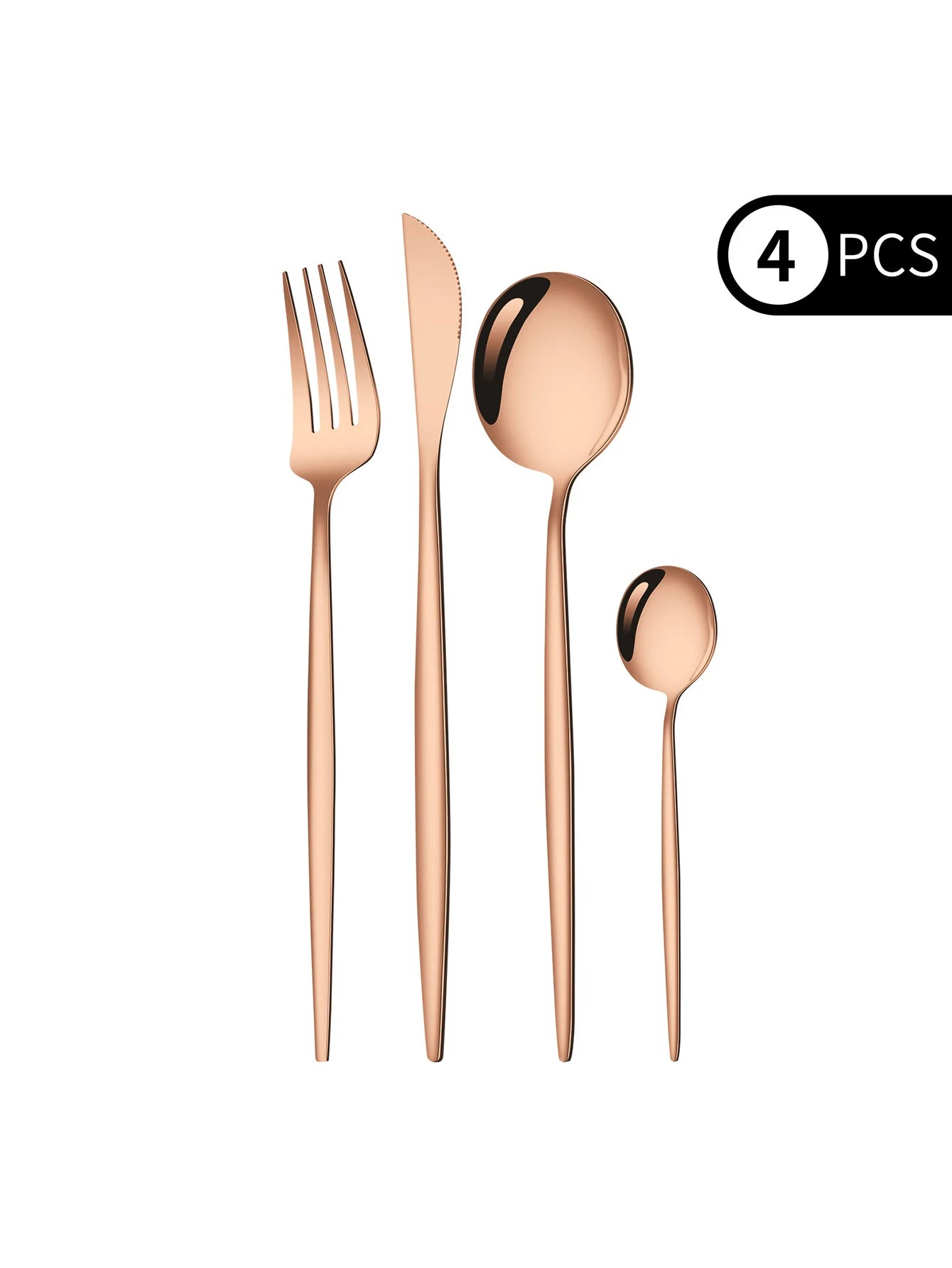 Metal Western Solid Piece Set