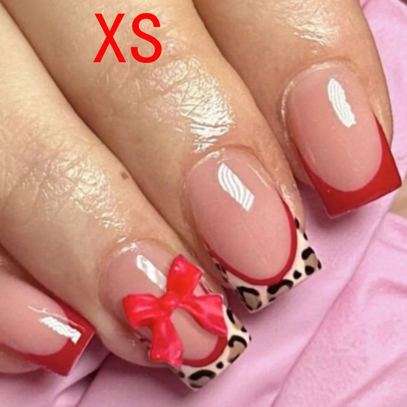 Butterfly Bow Press-On Nails