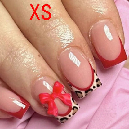 Butterfly Bow Press-On Nails