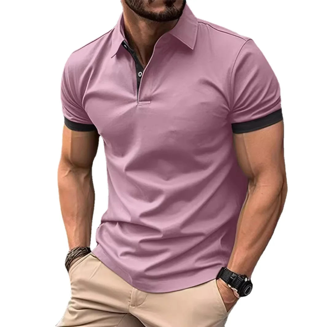 Solid Summer Casual Polo