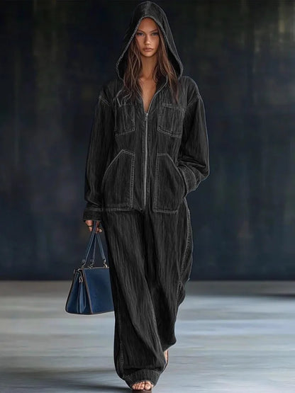 Casual Solid Jumpsuit