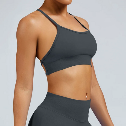 Histello Backless Cross Bra