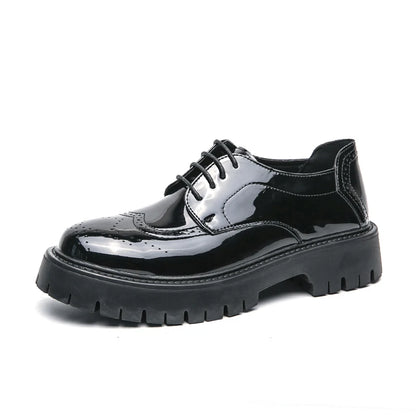 Leather Height Increasing Dress Shoes