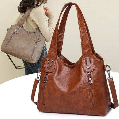 Retro Leather Shoulder Bag
